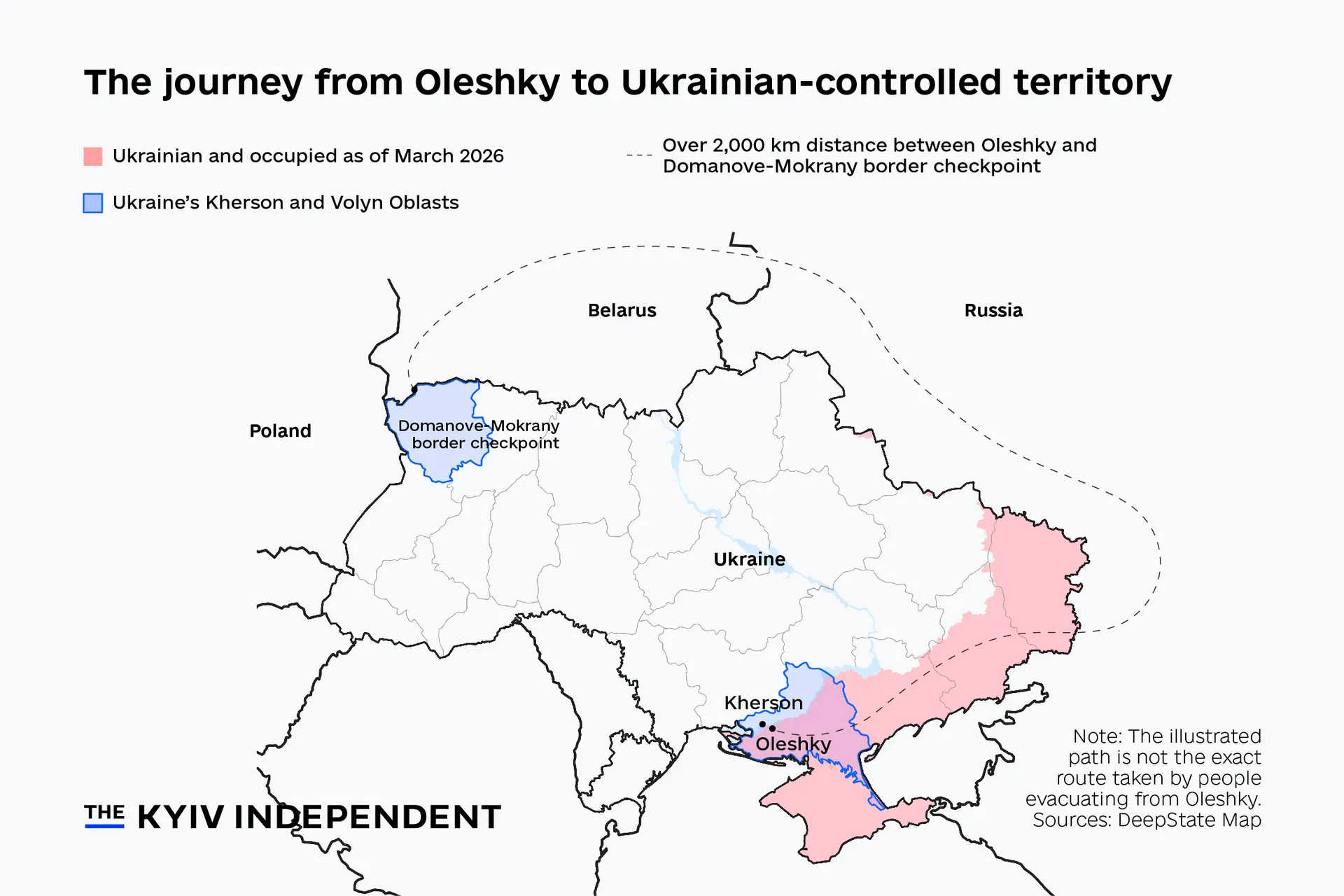 окуповані Олешки
